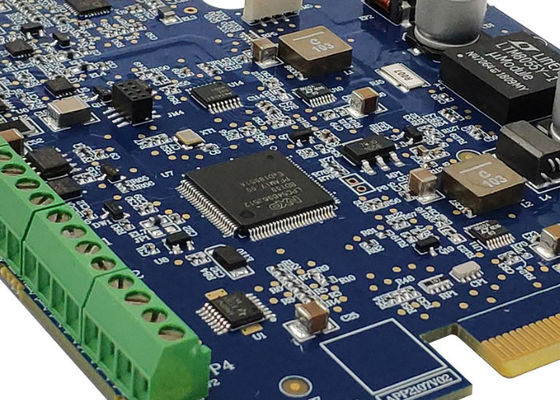 Компании собрания платы с печатным монтажом Pcba обслуживаний собрания Pcb FR4 электронные голубые