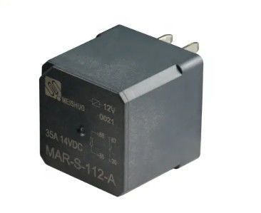 Meishuo MAR-S-112-A 40a 12v 4 Pin مرحلات السيارات الصغيرة مكعب السكر الكهرومغناطيسي